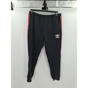 MANCHESTER UNITED ADIDAS 2022 FOOTBALL SOCCER RETRO‎ TRACK PANTS SIZE Large